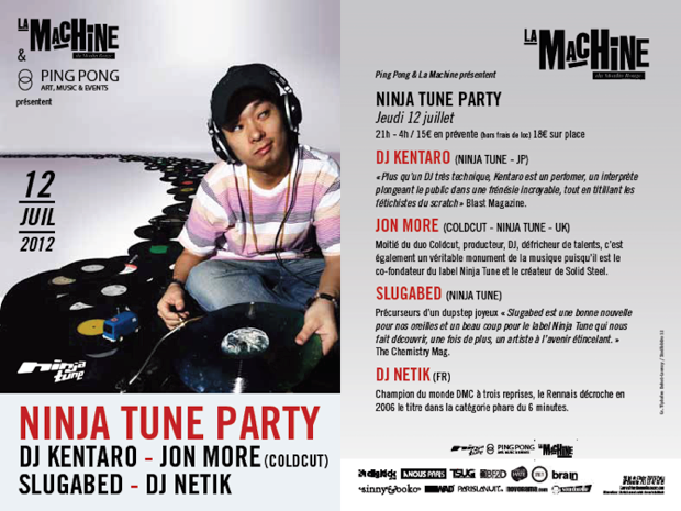 Des places à gagner pour la Ninja Tune Party !