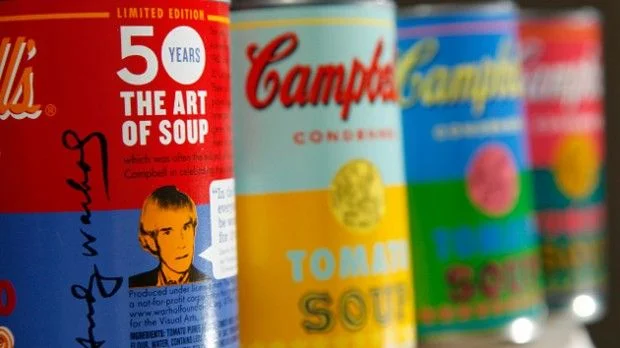 Campbell célèbre les 50 ans des fameuses soupes d’Andy Warhols