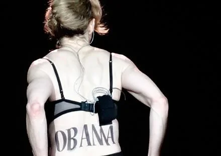 Madonna à poil pour Obama