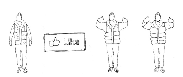 Like-a-Hug : la doudoune qui te câline quand on te like sur Facebook