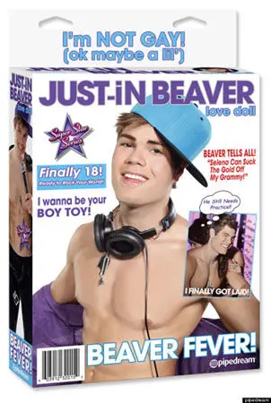 Just-in-Beaver : la poupée gonflable à l’effigie de Justin Bieber