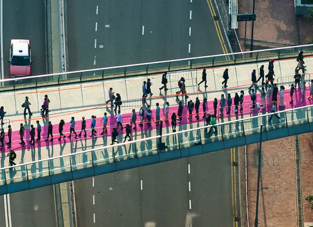Le record du monde du plus long catwalk à Hong-Kong