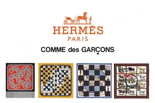 Hermès x Comme des Garçons : le mythique carré revisité