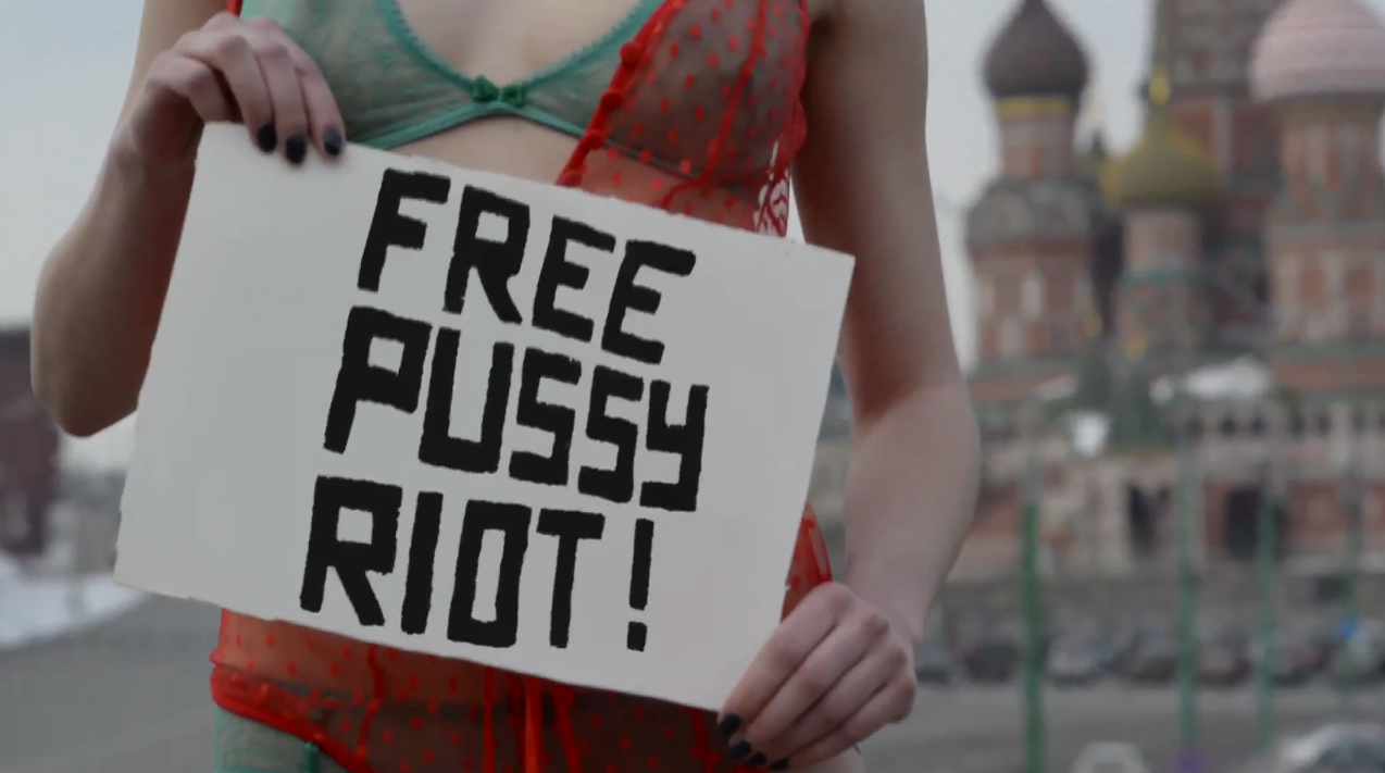 Une marque de lingerie utilise l’image des Pussy Riot pour une publicité