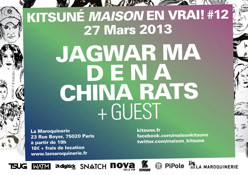 Concours : Kitsuné Maison En Vrai! #12 à la Maroquinerie le 27 mars