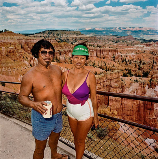 Photo : Roger Minick et le touriste des années 80