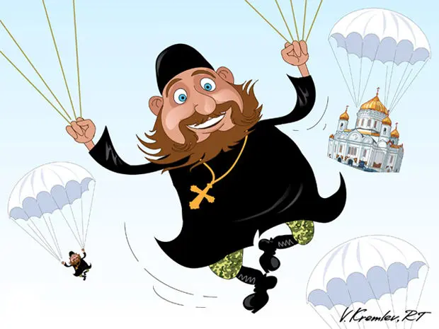 Surréalisme russe : des prêtres et des églises volantes
