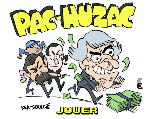 Pac-Huzac : le jeu d’arcade sur l’affaire Cahuzac