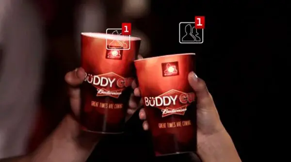 The Buddy Cup : le gobelet connecté à Facebook