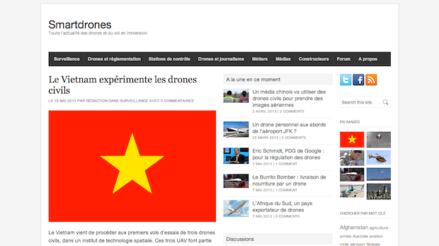 Smartdrones.fr, le site internet entièrement dédié aux drones