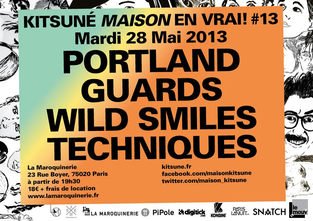 Concours : Kitsuné Maison En Vrai! #13 à la Maroquinerie le 28 mai
