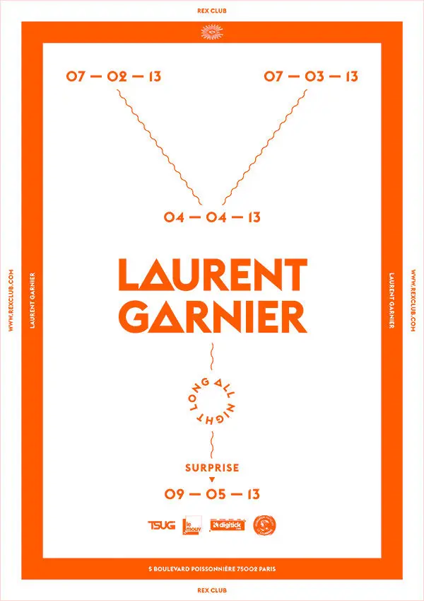 Concours : Laurent Garnier au Rex Club le 9 mai