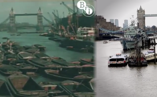Vidéo : Londres avant et après, entre 1927 et 2013