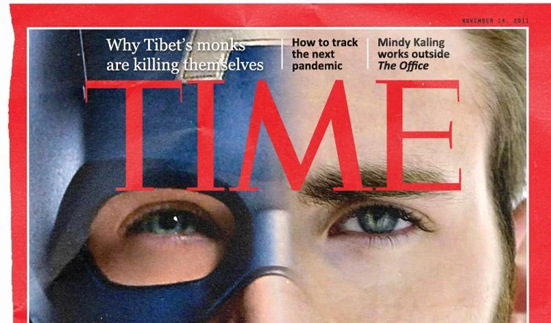Des super-héros à la une de grands magazines américains
