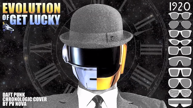 Daft Punk : l’évolution de “Get Lucky” de 1920 à 2020
