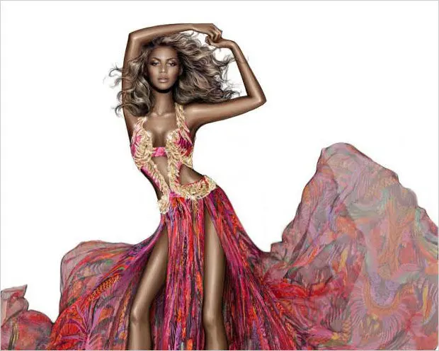 Beyonce famélique pour Roberto Cavalli : le photoshop de trop ?