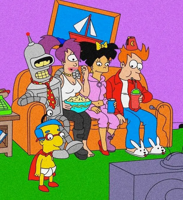 Futurama va rencontrer les Simpsons