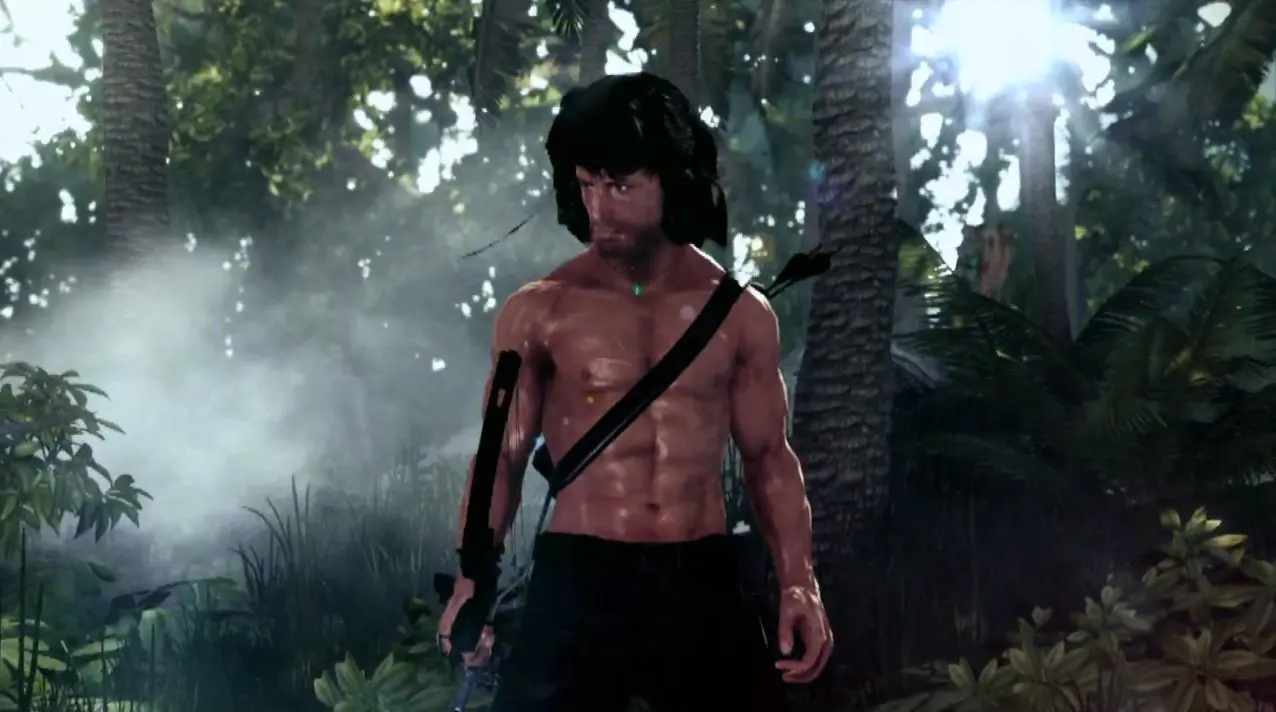 Le très mauvais trailer du jeu vidéo Rambo