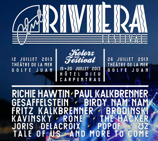 Concours : Club Riviera Festival à Carpentras les 19 et 20 juillet