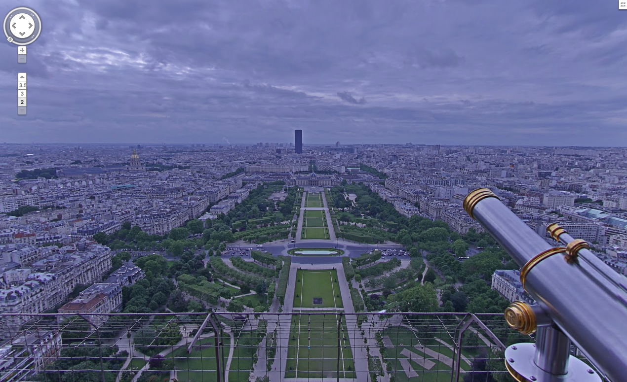 La Tour Eiffel sur Google Street View