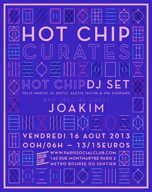 Concours : Hot Chip Curates au Social Club le vendredi 16 août