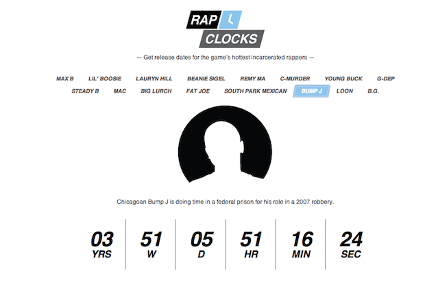 Le site Rap Clocks répertorie les rappeurs US en prison