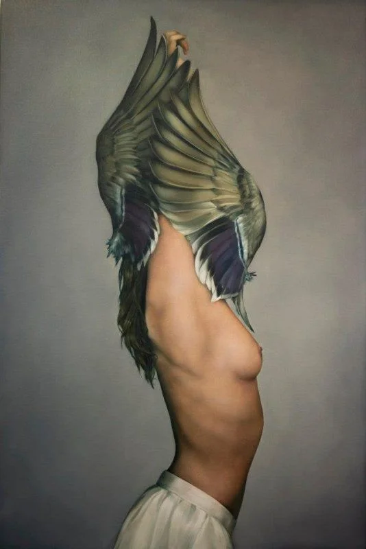 Des femmes et des oiseaux, les peintures d’Amy Judd