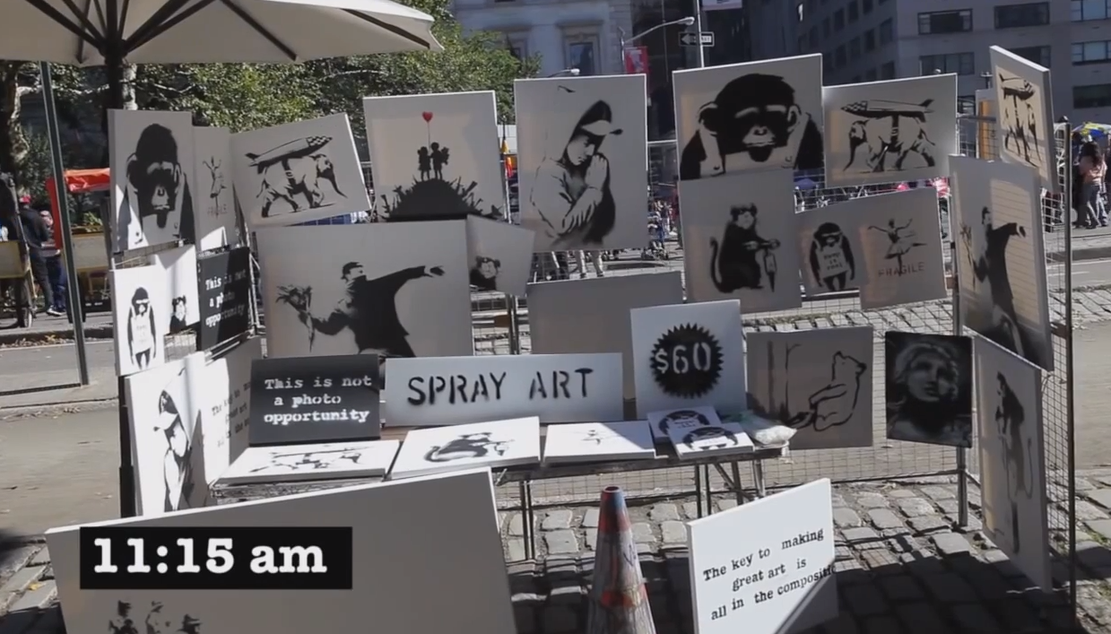 Banksy vend ses toiles à New York : (presque) personne n’achète