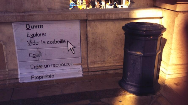 Bordeaux : du street art “vider la corbeille”
