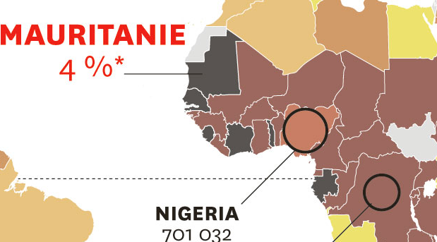 Cartographie : 30 millions d’esclaves dans le monde en 2013