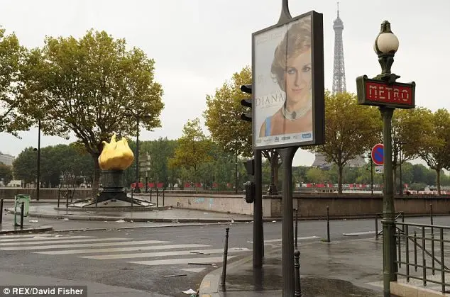 A Paris une affiche du film “Diana” crée la polémique