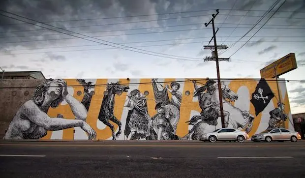 Los Angeles : une fresque imposante pour Woodkid