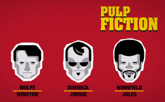 Les acteurs fétiches de Tarantino dans une infographie animée