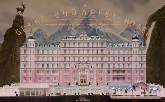 Une affiche interarctive pour The Grand Budapest Hotel de Wes Anderson