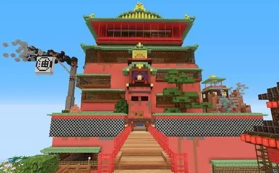 Visitez l’univers du Voyage de Chihiro de Miyazaki sur Minecraft
