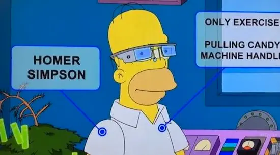 Homer Simpson a testé pour vous les Google Glass