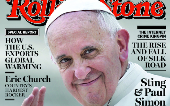 Pourquoi le pape François est en une de Rolling Stone