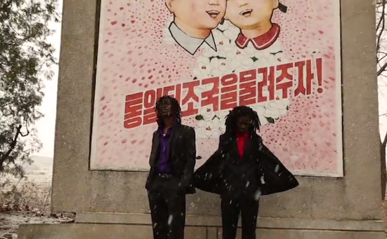 Vidéo : des rappeurs américains réalisent leur clip en Corée du Nord