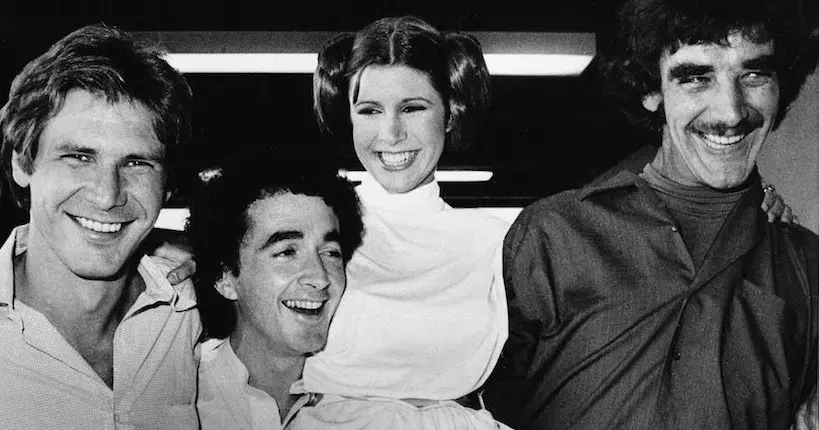 Des photos des coulisses de Star Wars en hommage à Carrie Fisher