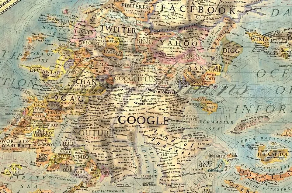 En image : Internet illustré en un atlas