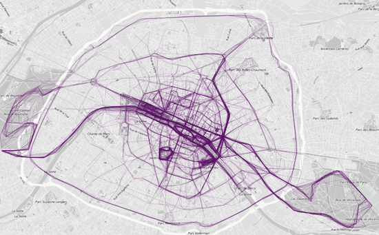 En images : où courent les habitants de Paris, New York ou Londres