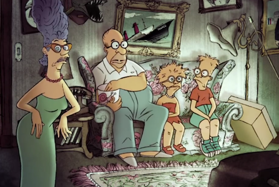 Vidéo : et si les Simpson avaient été créés en France ?