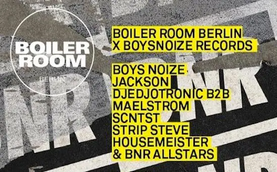 Boiler Room : les sets de la soirée Boysnoize Records en écoute