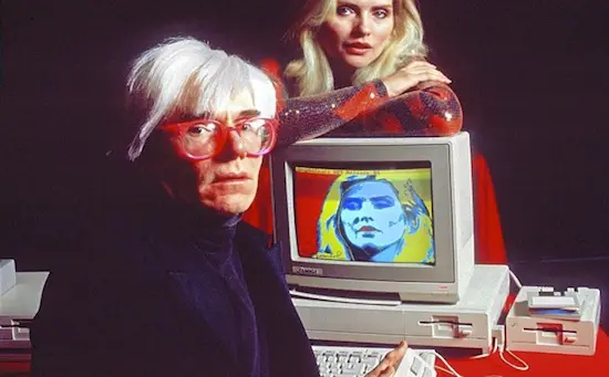 Des oeuvres inédites d’Andy Warhol retrouvées sur des disquettes