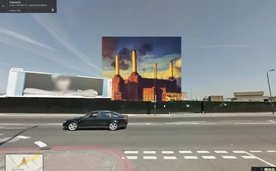 Des pochettes d’albums célèbres dans Google Street View