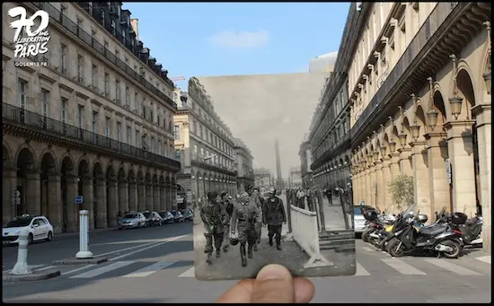 Quand la libération du Paris de 1944 croise la ville contemporaine