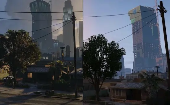 GTA V : des différences graphiques saisissantes entre PS3 et PS4