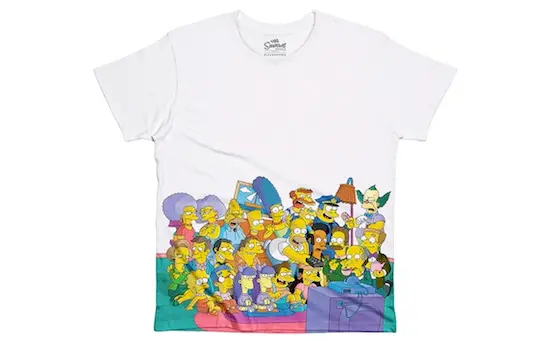 Colette fête les 25 ans des Simpson en T-shirts