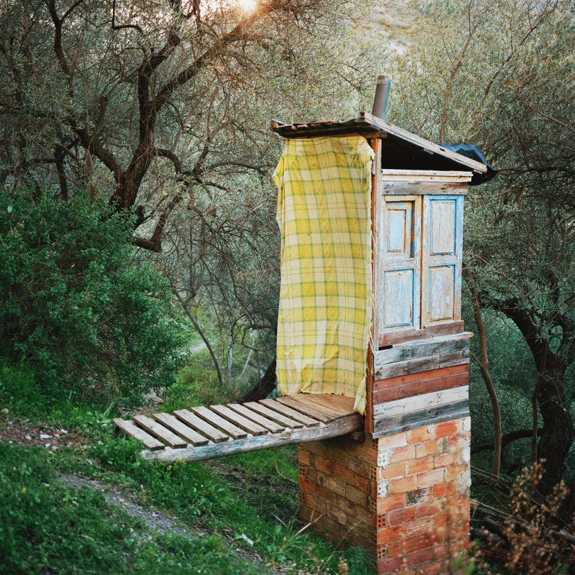 Des toilettes à compostes, Sierra Nevada, Espagne (2013) - Crédit Image Antoine Bruy 