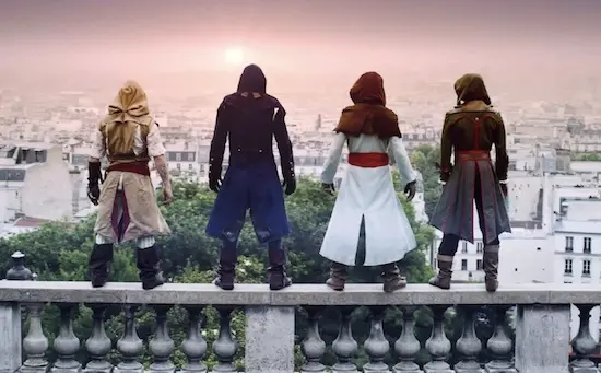 Une équipe de parkour reproduit Assassin’s Creed Unity à Paris